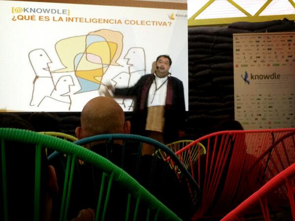 knowdle_com's tweet photo. "Que es la inteligencia colectiva?" Seguimos en #Zincshower con Felipe Garcia, @knowdler. Eres #openmind? Unete! http://t.co/zo15Y3plIH