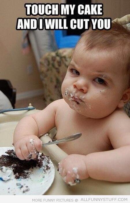 FinlayMoran's tweet photo. Kill ya if you touch me cake #angry baby http://t.co/xkoM60TyVf