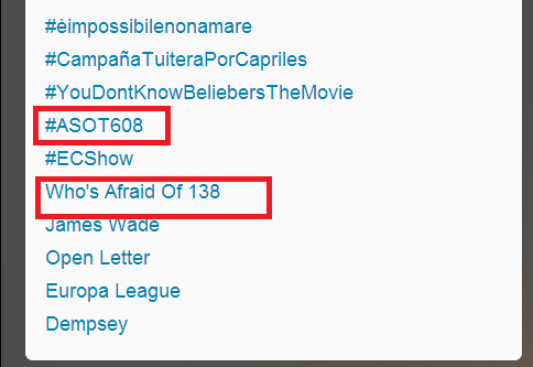 PureTranceChams's tweet image. @arminvanbuuren great ! " Who is Afraid Of 138" is trending world :D #ASOT608 #ASOT @asotlive