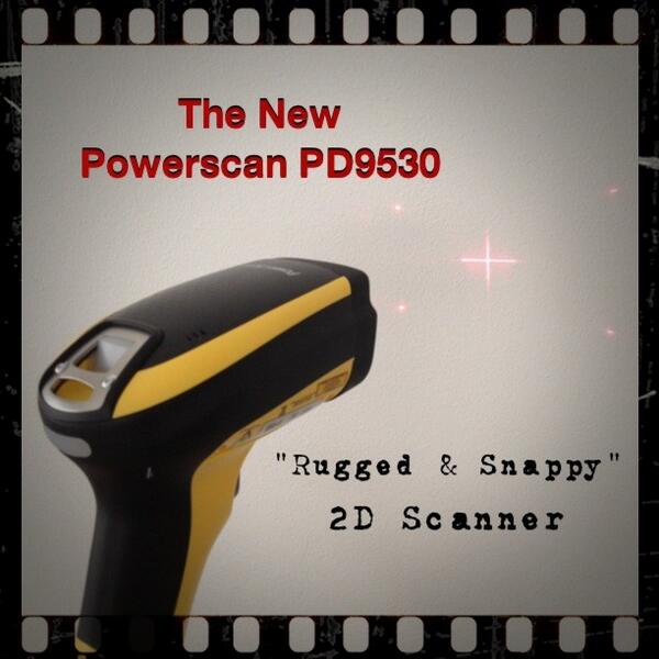 Bildico's tweet image. Datalogic introduced a new industrial handheld 2D scanner, #Powerscan 9500.