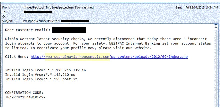 dholderness's tweet image. Hey @Westpac the Phishers are getting sloppier. Unless of course you guys are branching out into #Scando House Music