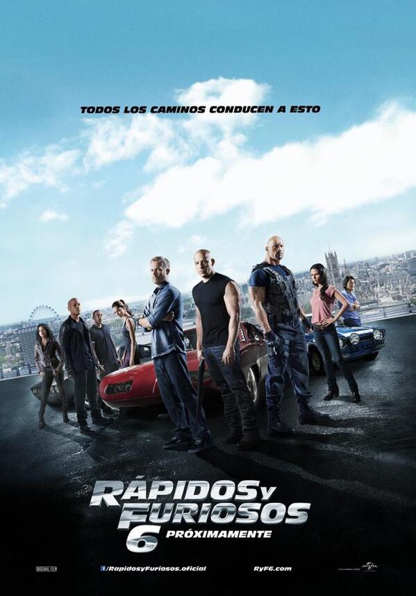 Cinemex's tweet photo. "Una EXCLUSIVA más para ti". Póster oficial en México de #RápidosyFuriosos6 En @Cinemex el 24 de mayo. RT » http://t.co/pB3MYZDQUk