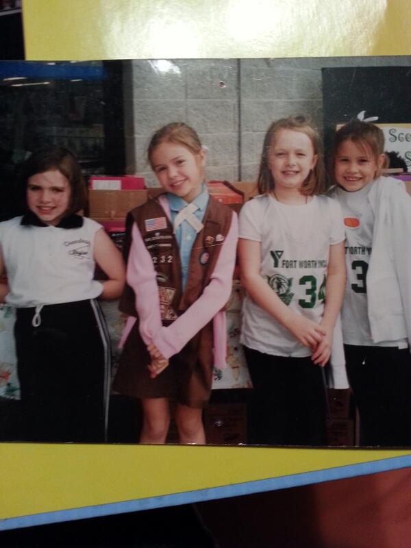 @taylorannegeary @Kate_thegreat6 @brookeborennn and Haley Mills #throwbackthursday #girlscouts #troop2732