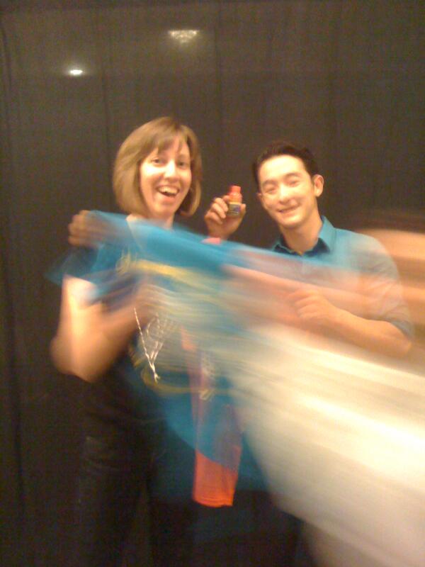 TeamJayCue's tweet photo. In the middle of our commercial for Five Hour Energy when suddenly... Team JayCue does not endorse such shenanigans. http://t.co/K7qEIiGpNR