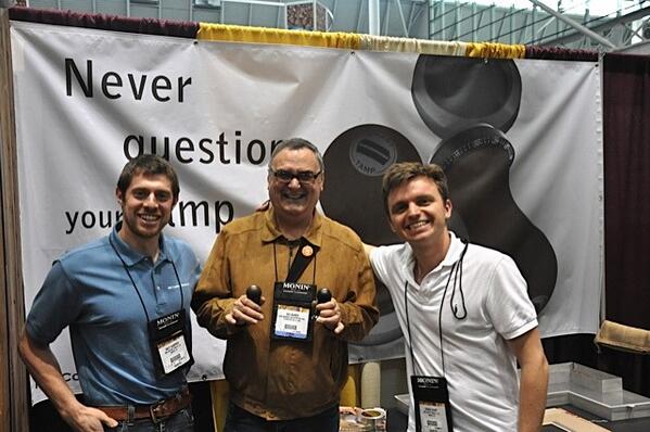 MGCoffeeTools's tweet photo. Pumped we got to talk coffee with @tamperman Reg Barber today at #SCAA2013 . What a guy! http://t.co/1UaB5m3VO2