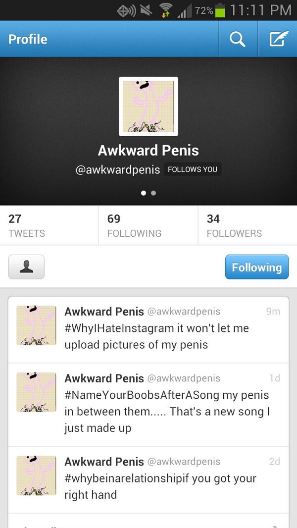 chickenbroth_69's tweet photo. @awkwardpenis lol. 69... http://t.co/6qyvNCvV0N