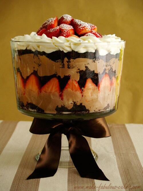 Nutella_Porn's tweet photo. Nutella mousse chocolate trifle http://t.co/I0ibnj8X9f