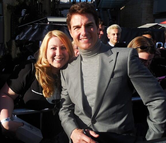 Twitter / IamSarahSibley: @TomCruise He came an hour ...