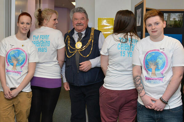 BillRandallBHCC's tweet photo. T-shirts for Brighton&amp;Hove foyer opening designed by residents &amp; printed by @AbleandWilling1 community printers http://t.co/OjuFzrxUeq