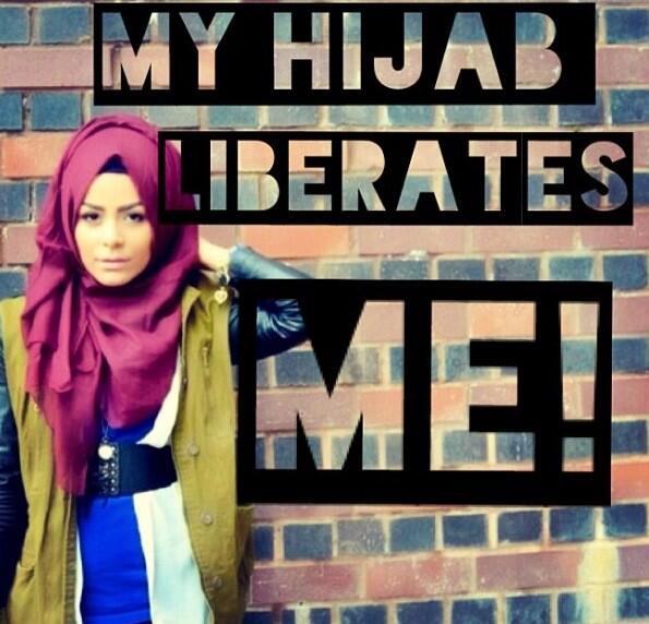 GotThisCovered's tweet photo. My Hijab liberates me #FEMEN #WeGotThisCovered http://t.co/T05uDcPgSW