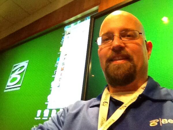 Having a ball at the Greater Phila User Group in Exton. Yes, we meet at Bentley HQ. Doesn't get any better than this