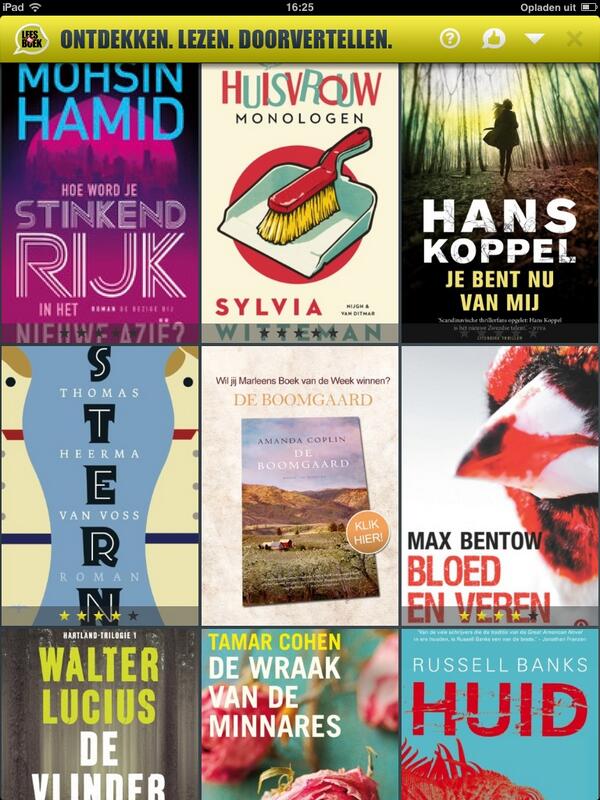 leesditboek's tweet image. De nieuwe boeken staan weer in de app! #Hamid #Witteman #Koppel