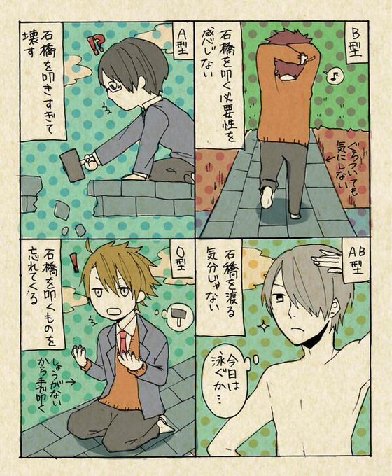 血液型あるあるのtwitterイラスト検索結果