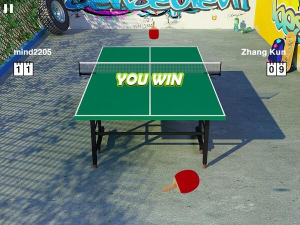 แนะนำ! Virtual Table Tennis 3. ดาวน์โหลด iPad: bit.ly/l8PIpn