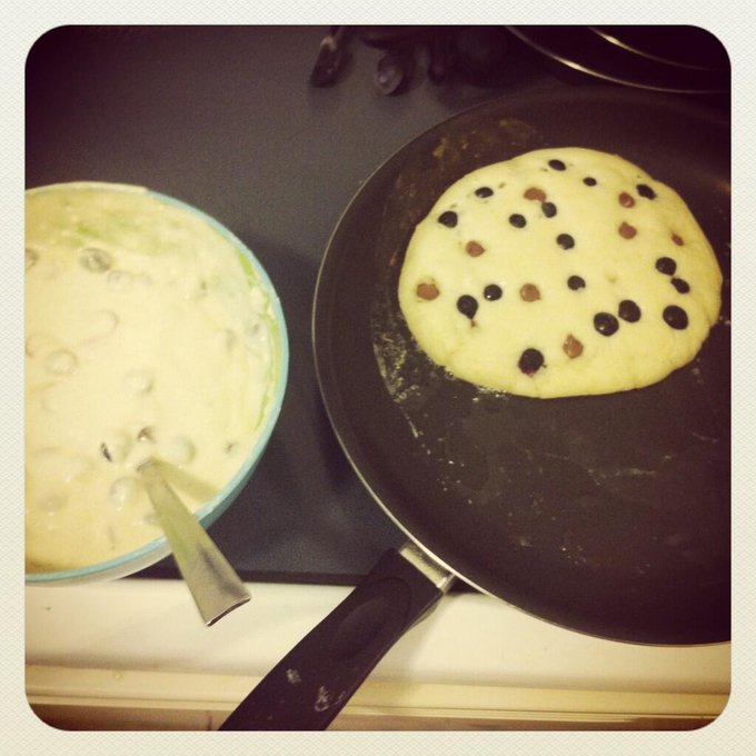 Just made some blueberry, milk chocolate chip, buttermilk pancakes mmm fuck a female... These pancakes<a href="/tag/whyimarch"class="tags"><span>#whyimarch</span></a><a href="/tag/womensmarchonwashington"class="tags"><span>#womensmarchonwashington</span></a>