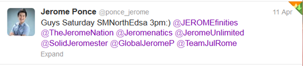 TeamJulRome's tweet photo. I think we're official :)) Thanks bebe @ponce_jerome ! Si @BarrettoJulia nalang! :D http://t.co/yS6NyNpsbq