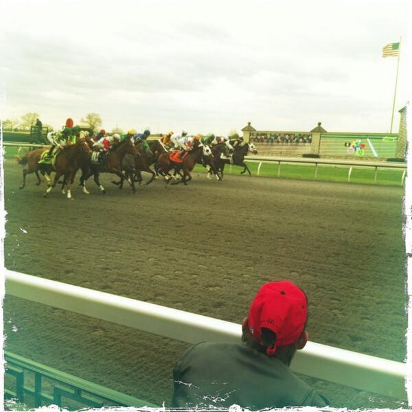 djkenealy's tweet image. The Brothers at the track.   Spring meet at Keeneland.