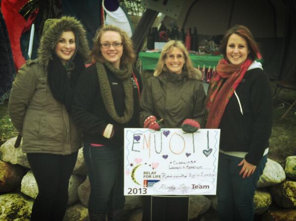 EMU_OT's tweet image. We are so excited when alumni visit! EMU OT at EMU Relay For Life
