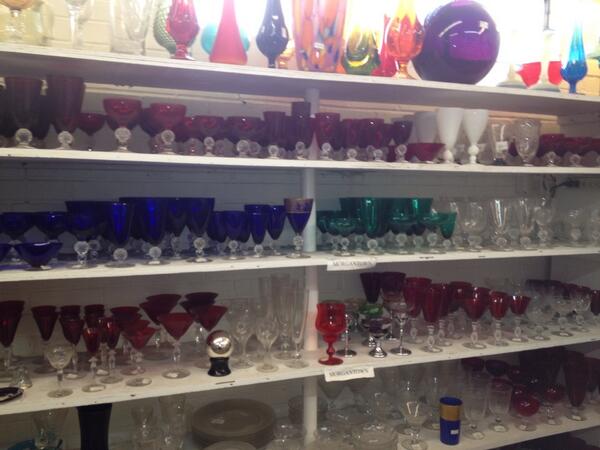JCunninghamWQED's tweet photo. Seneca Glass at the Antiques Walk in Morgantown West Virginia. http://t.co/uy4OJIHjER
