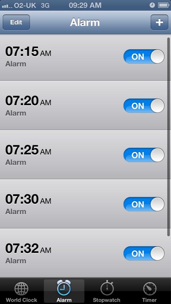 Has anyone ever slept through that...? Cos I just have