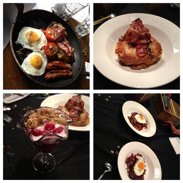IslandQueenPub's tweet image. Breakfast....boom #eggybread #granola #beefhash #breakfastofchampions