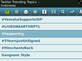 FKShi's tweet photo. #happening for PSY Concert, #HimchanIsBack (B.A.P) & Gangnam Style to be KPOP Trending on Indonesia now http://t.co/m94nnjdUrF