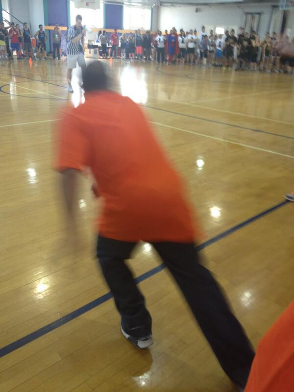 WhitmanDukeGame's tweet photo. Is it the #flash? No! It's #anthony! @DukeMBAGames #mbagames2013 #DukeMBAGames @SyracuseU http://t.co/eh3v0Yuw50