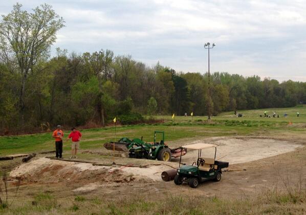 We're gonna need a bigger boat! Building new tee for the Remax Long Drive qualifier at <a href="/GolfDepotNC/">GolfDepotNC</a> on May 11th!