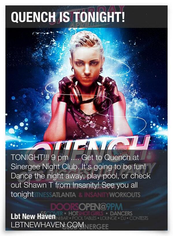 LBTnewhaven's tweet photo. Quench Is Tonight! http://t.co/54oYRQyV4B http://t.co/PCjkmzh1qe