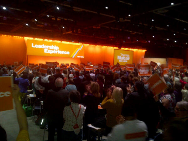 IsaacCockburn's tweet photo. #NDP stronger than ever. Big energy here at #mtlqc2013 http://t.co/iZEywahggL