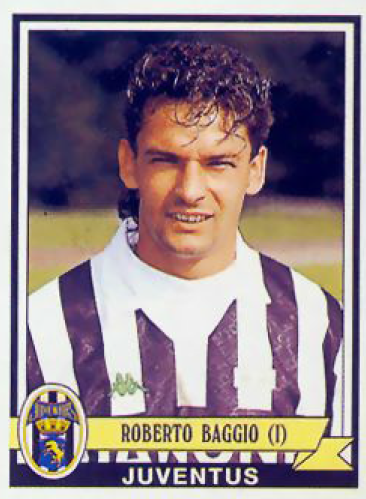 Poster Roberto Baggio – Juventus 1993 – Onze Mondial – Collection Italie