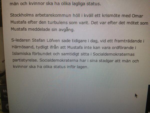 Axel Nordenstam (@axelnordenstam) on Twitter photo "Socialdemokraternas stadgar säger att män och kvinnor ska behandlas olika" #korrekturfel <a href="/GoteborgsPosten/">Göteborgs-Posten</a> "Socialdemokraternas stadgar säger att män och kvinnor ska behandlas olika" #korrekturfel <a href="/GoteborgsPosten/">Göteborgs-Posten</a>