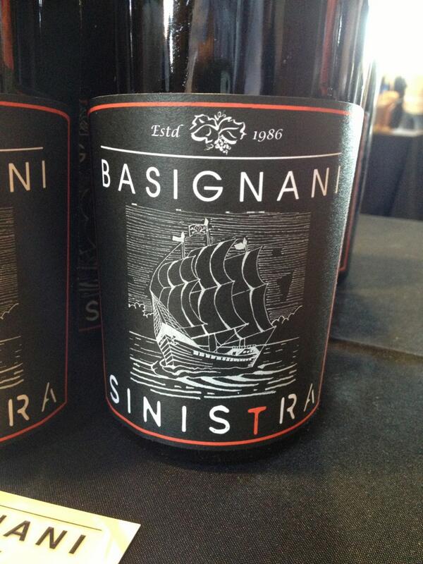 Innovative packaging, quality port-style from <a href="/basignani/">Basignani Winery</a> Sinistra, "left" in Italian  #dlw13 #MDwine