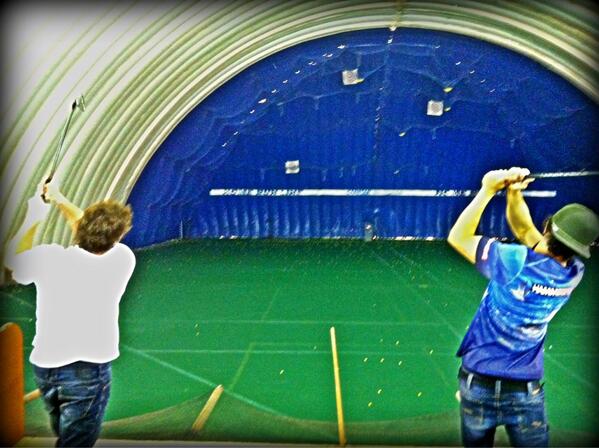 Keepin it real at the dome <a href="/bewsy18/">Darren Bews</a> @kda379 #mastersmaterial #golfbrews #lovetheseboyz