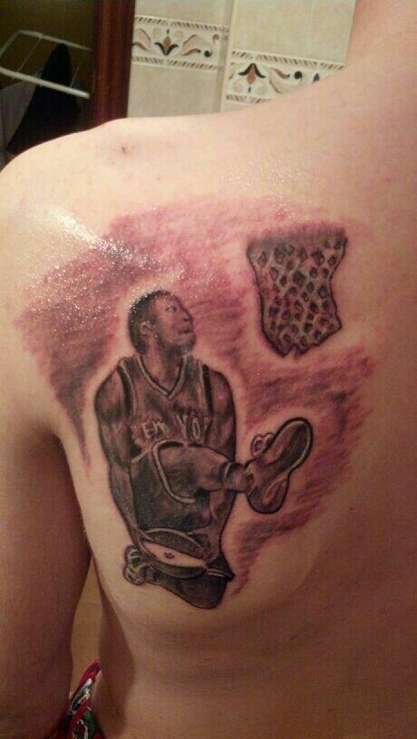 Another NBA player with tattoo overkill