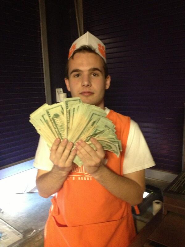 FPlurry's tweet image. Looks like fry cooking pays the bills (and then some) #segwaymoney #stackdatcheese