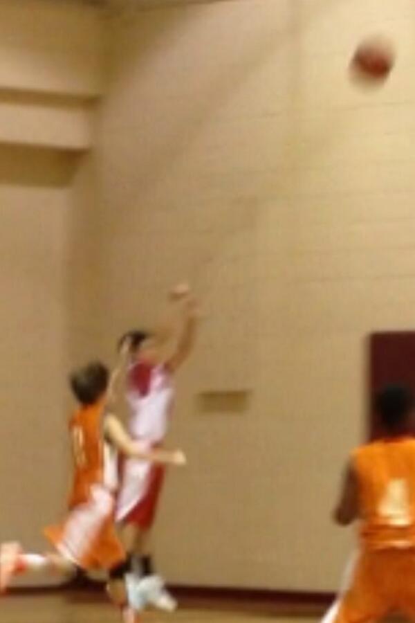 Do I have a good follow through? Ended up making that shot. #FAAMBASKETBALL