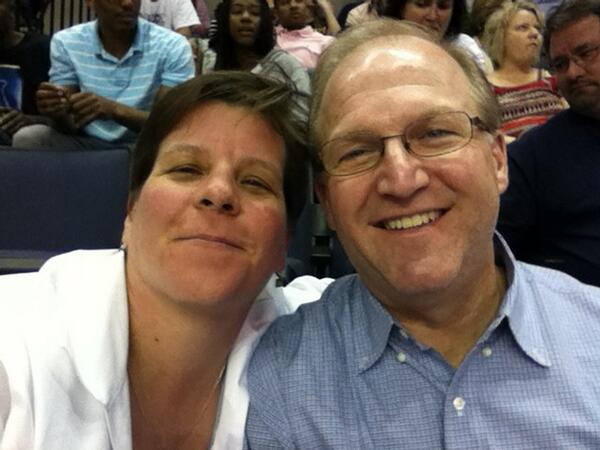 ledacaroldrake's tweet photo. Go Grizz!! Carol &amp; Tony. LM 2013 http://t.co/eJRmWVUajE