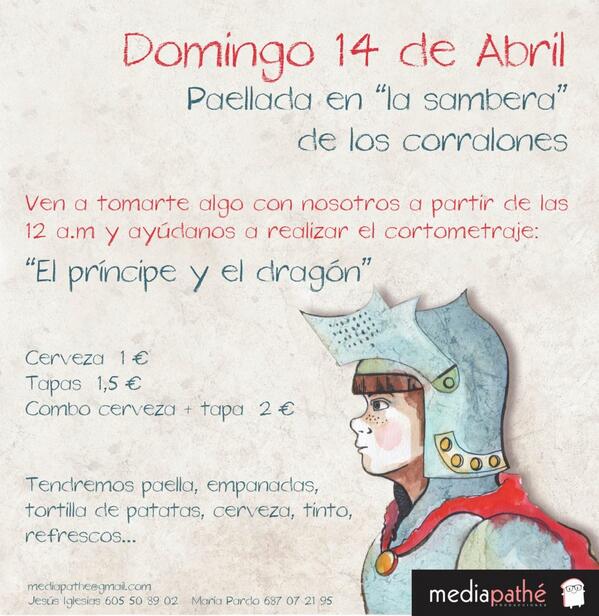 mediapathe's tweet photo. Pasáros a vernos en los Corralones, hoy va a ser un gran día, comida, futbolín y sobre todo muchos amigos http://t.co/Wi6aObYmjZ