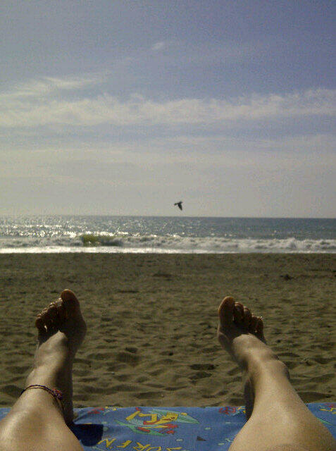 fisiocenterubed's tweet photo. Primer dia de playita del 2013 http://t.co/eNtipeikiB