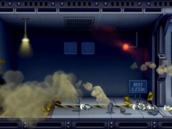 cathywhisker's tweet photo. I just flew 982m in a brilliant game of Jetpack Joyride on iPad. Any challengers? http://t.co/WkGbOofs27 http://t.co/VVD76vnLnu