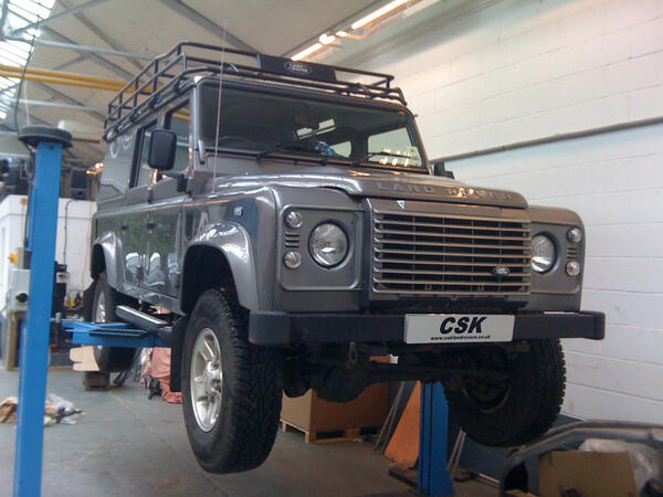 1 of 6 Landy's in for a waxoil treatment this week. For me info on protecting your vehicle visit our site #Waxoyl