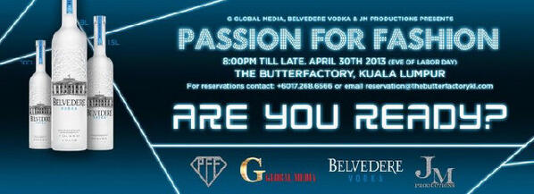 butterfactorykl's tweet photo. Passion for Fashion 2013, are you ready? #pff #tbfkl #getbuttered http://t.co/RLk8SmQxvy
