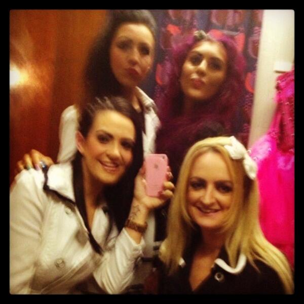 electraofficial's tweet photo. Backstage at Coventry last night - fab crowd and record pack down of all gear in just 16 minutes :) #girlpower http://t.co/Fe3Kb4xBkb