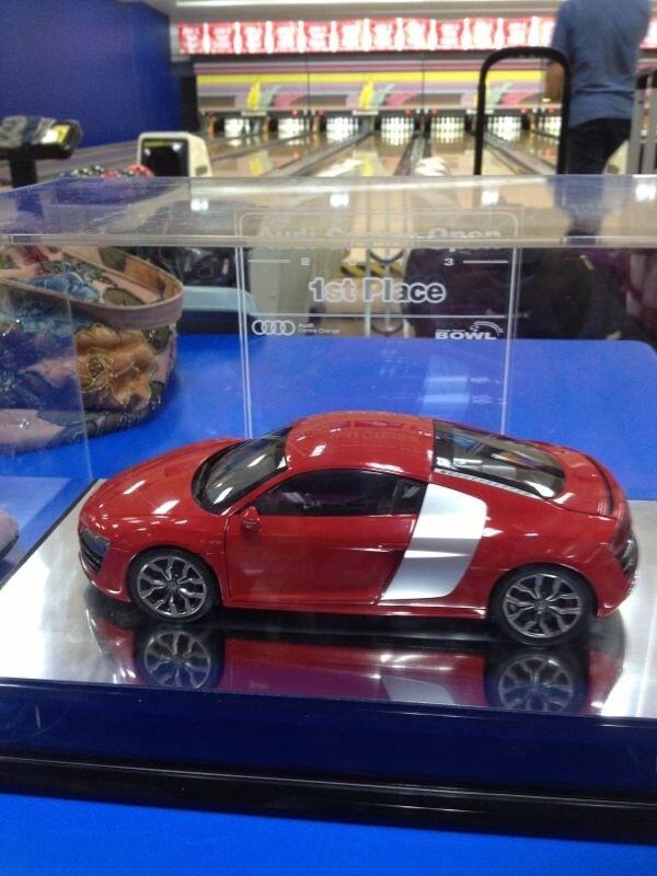 The best looking trophy I have ever won. Orange Audi Open 2013 :)