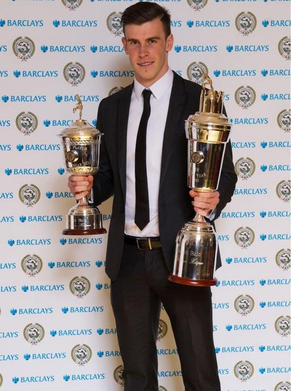 Gareth Bale has been named PFA Player and Young Player of the year.