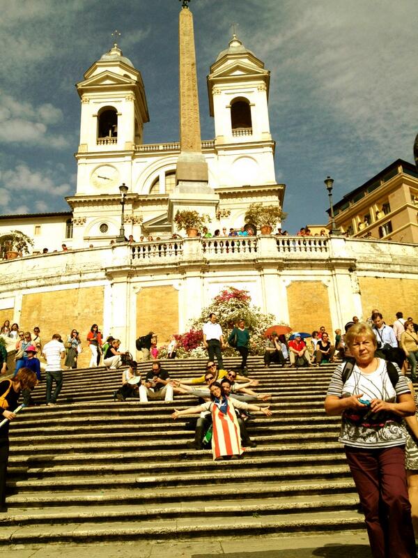 Comiat de soltera a Roma. Ens ha fet gràcia trobar l'actor català @ElJordiMolla