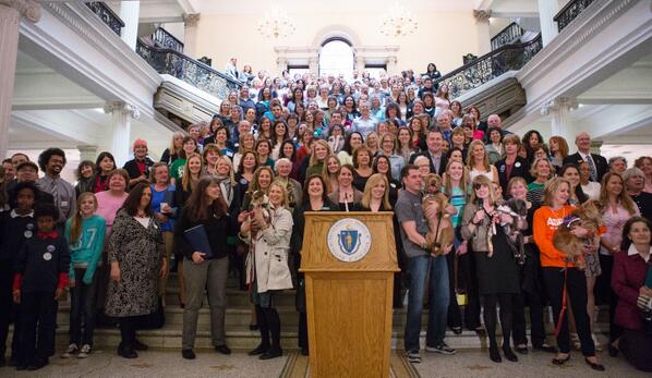 MAEquineWelfare's tweet photo. Great to see the huge turnout of MA advocates at Humane Lobby Day at the State House yesterday! http://t.co/UxqiUhpoqx