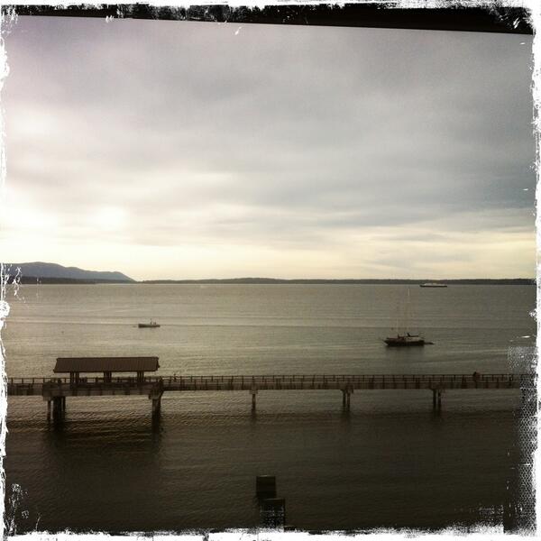 mschulz's tweet image. Room with a view. #linuxfestnw