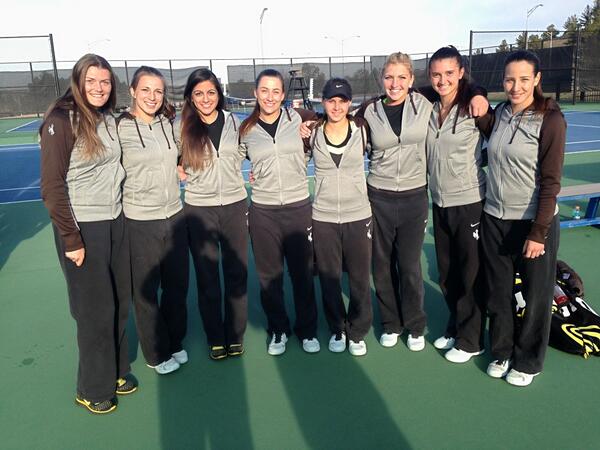 Congrats to Cowgirl Tennis for their win over Fresno State in the quarterfinal of the MW Championship! #gopokes